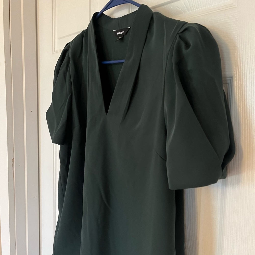 Express Dark Green Blouse
